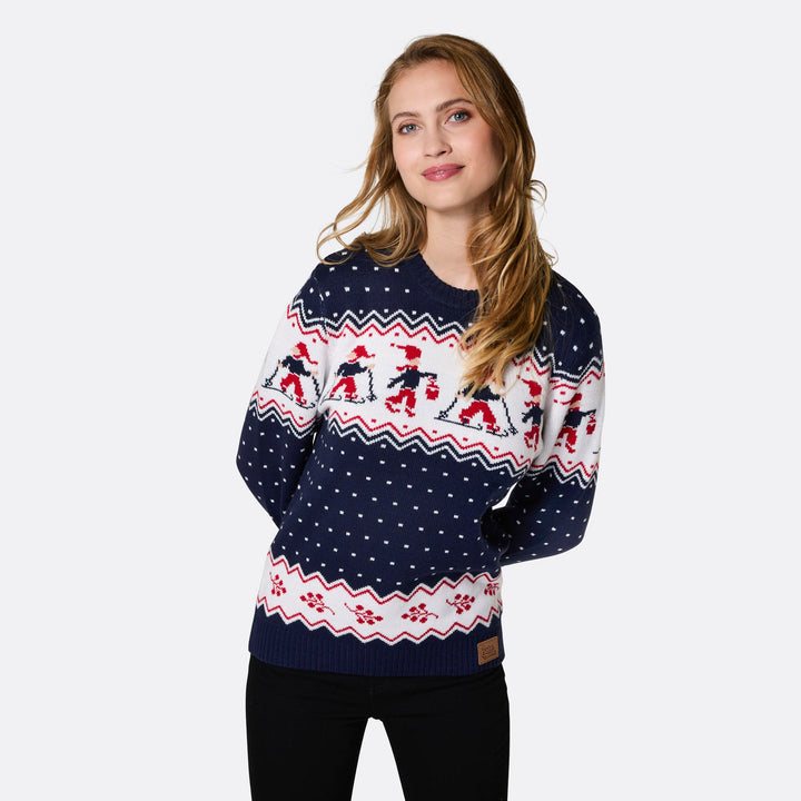 Kerstlandschap Kersttrui Dames