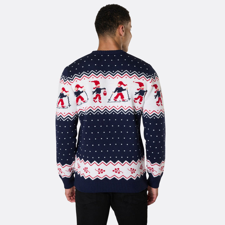 Kerstlandschap Kersttrui Heren