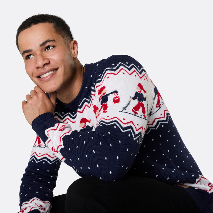 Kerstlandschap Kersttrui Heren