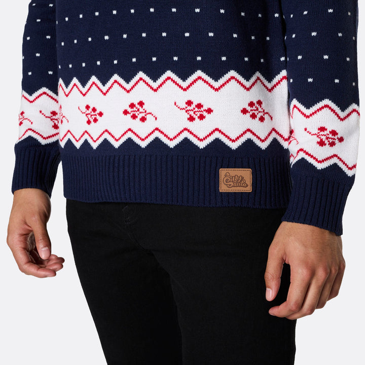Kerstlandschap Kersttrui Heren