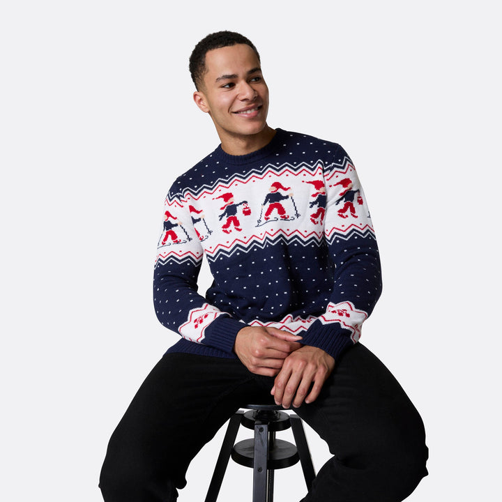 Kerstlandschap Kersttrui Heren