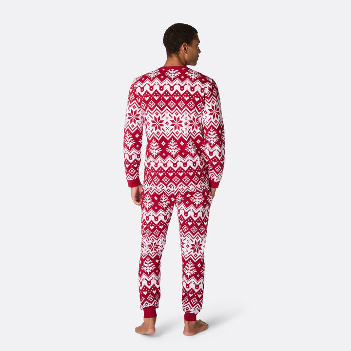 Rode Gebreide Kerstpyjama Heren