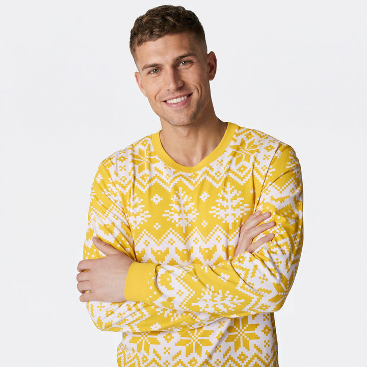 Gebreid Patroon Paaspyjama Heren