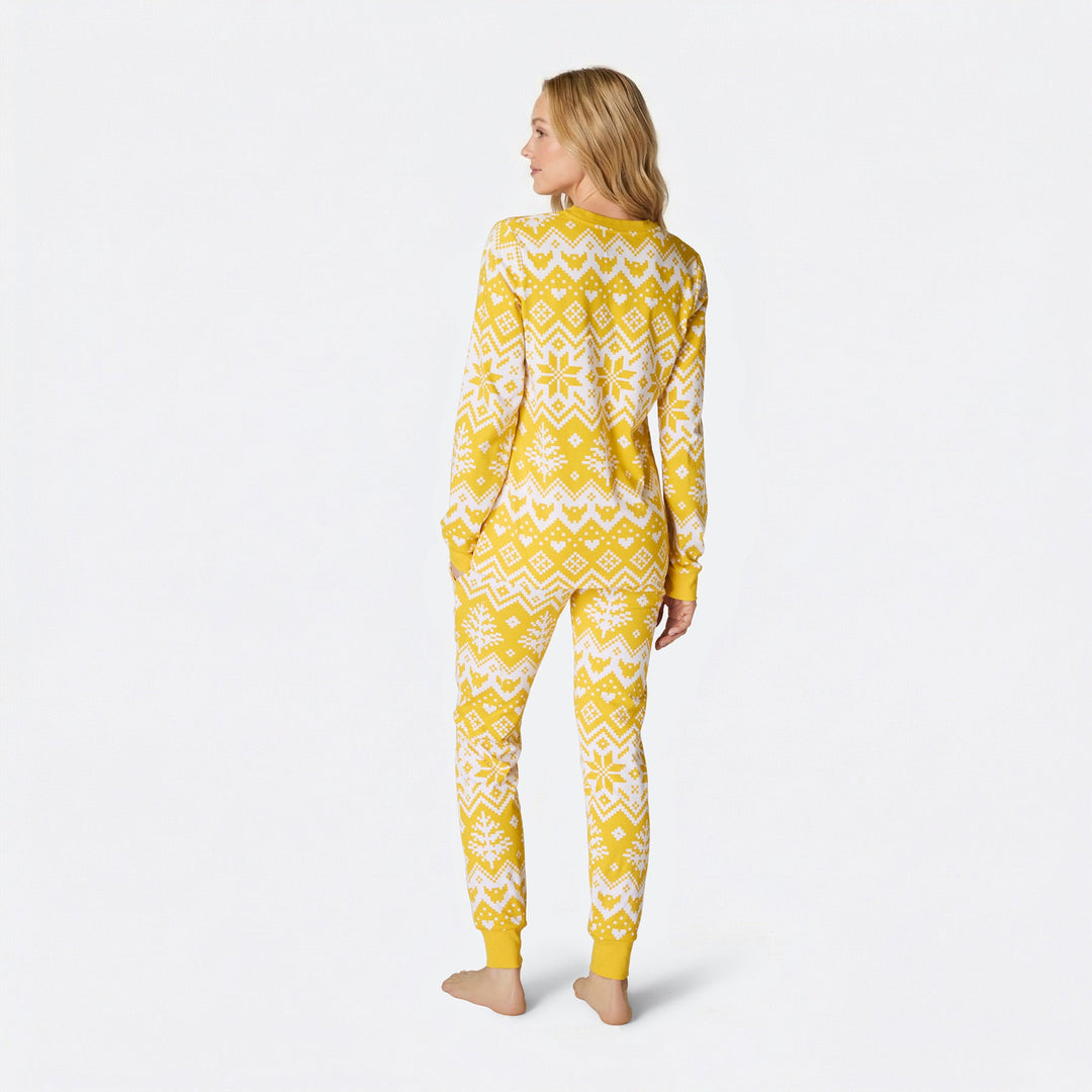 Gebreid Patroon Paaspyjama Dames