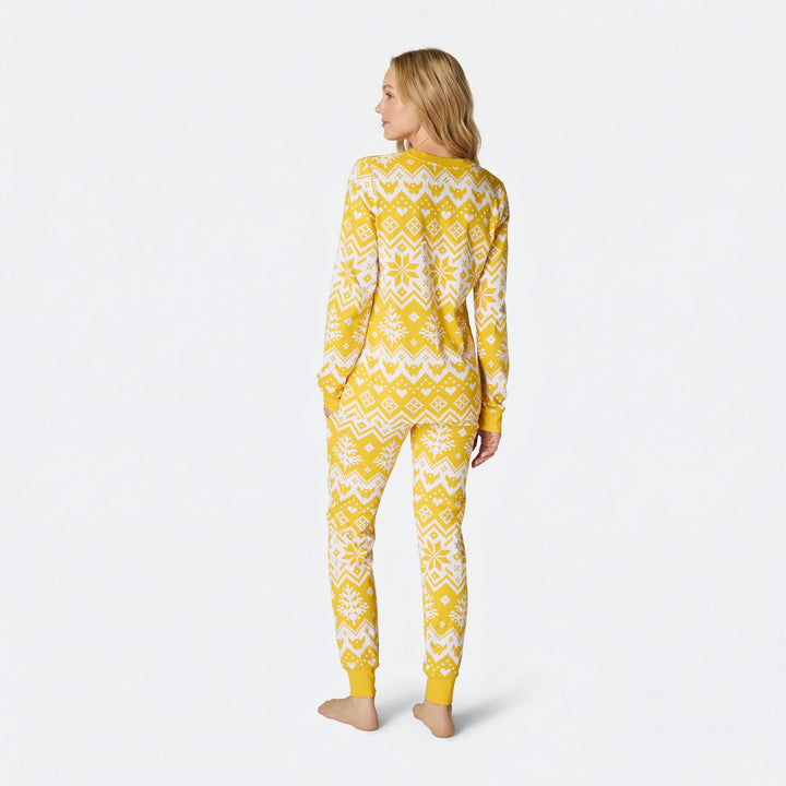 Gebreid Patroon Paaspyjama Dames