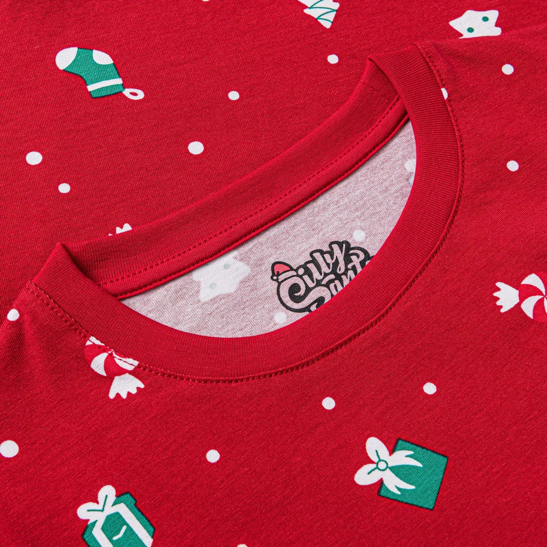 Rode Kerstversiering Kerstpyjama voor Kinderen