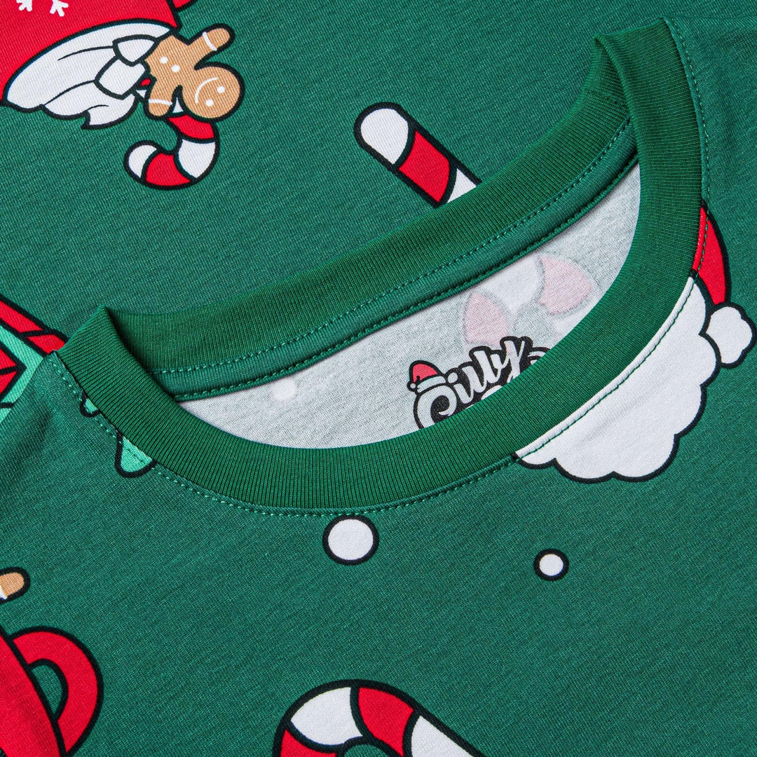 Groene Xmas Kerstpyjama voor Kinderen