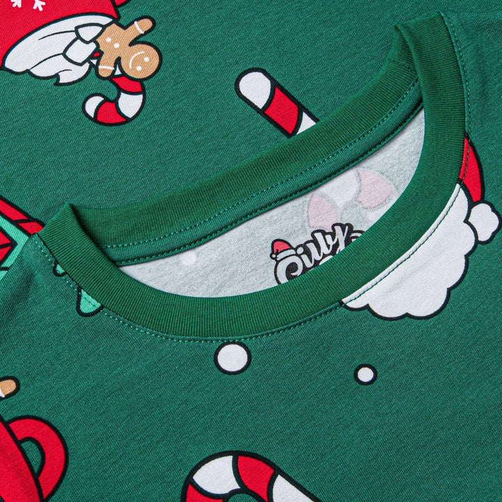 Groene Xmas Kerstpyjama voor Kinderen