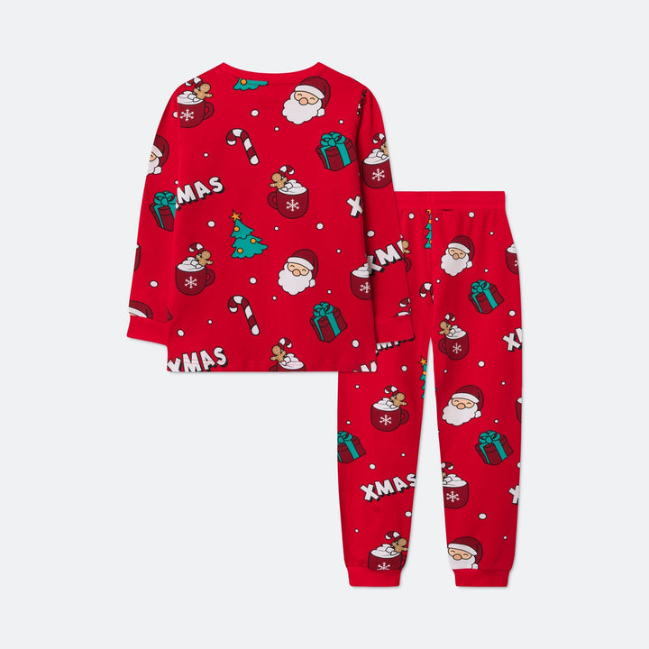 Rode Xmas Kerstpyjama voor Kinderen