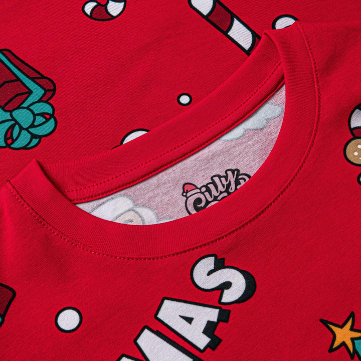 Rode Xmas Kerstpyjama voor Kinderen