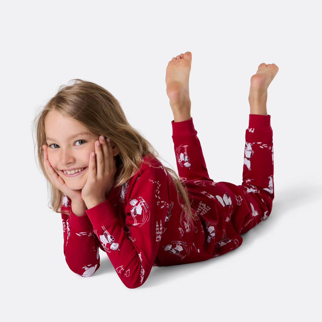 Moemins Kerstpyjama Voor Kinderen