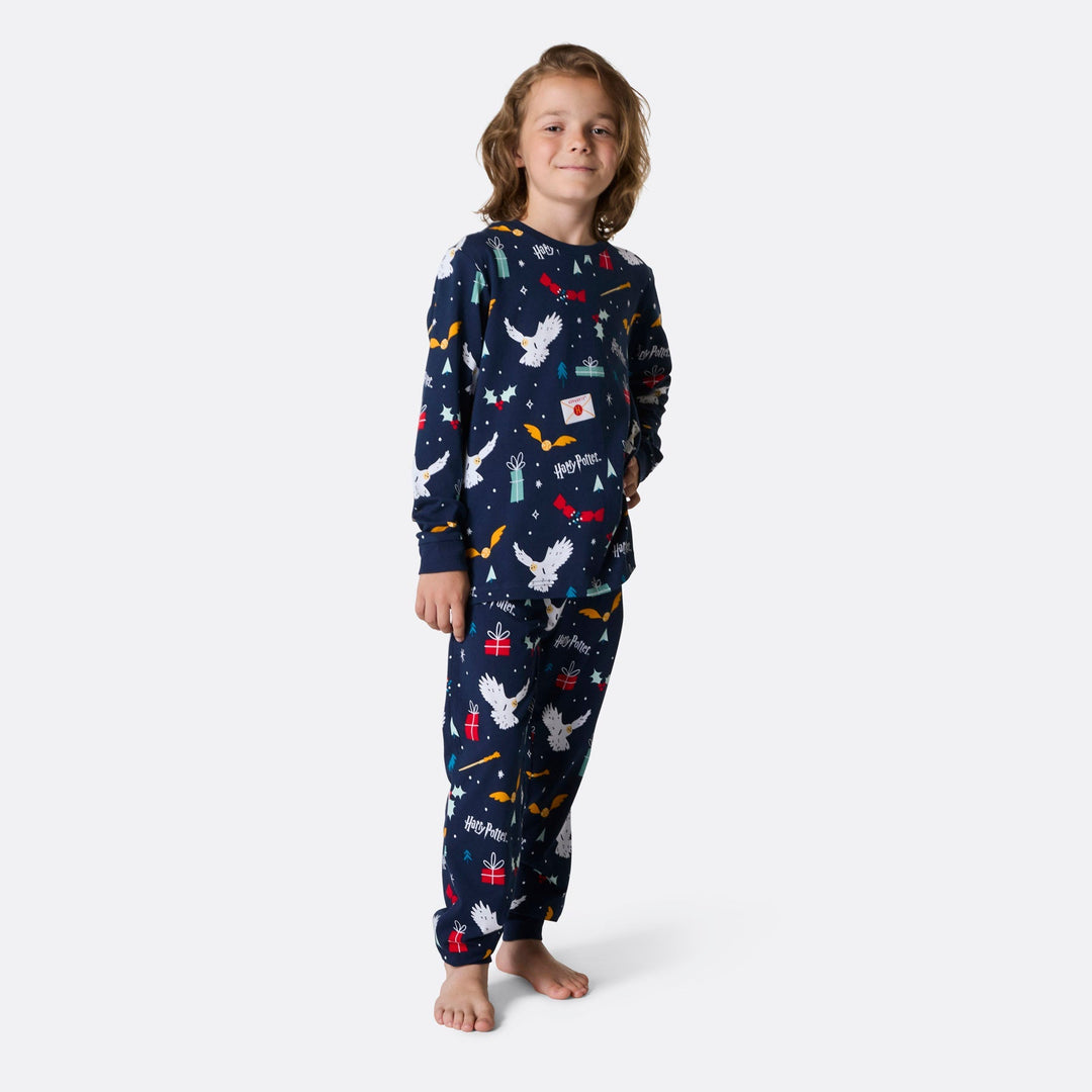 Blauwe Harry Potter Pyjama's Gezin