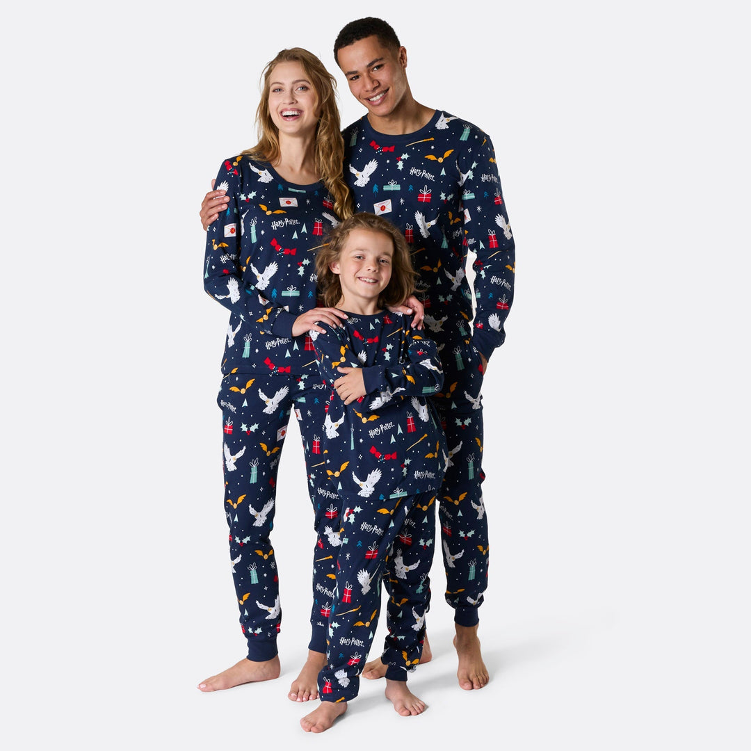Blauwe Harry Potter Pyjama's Gezin