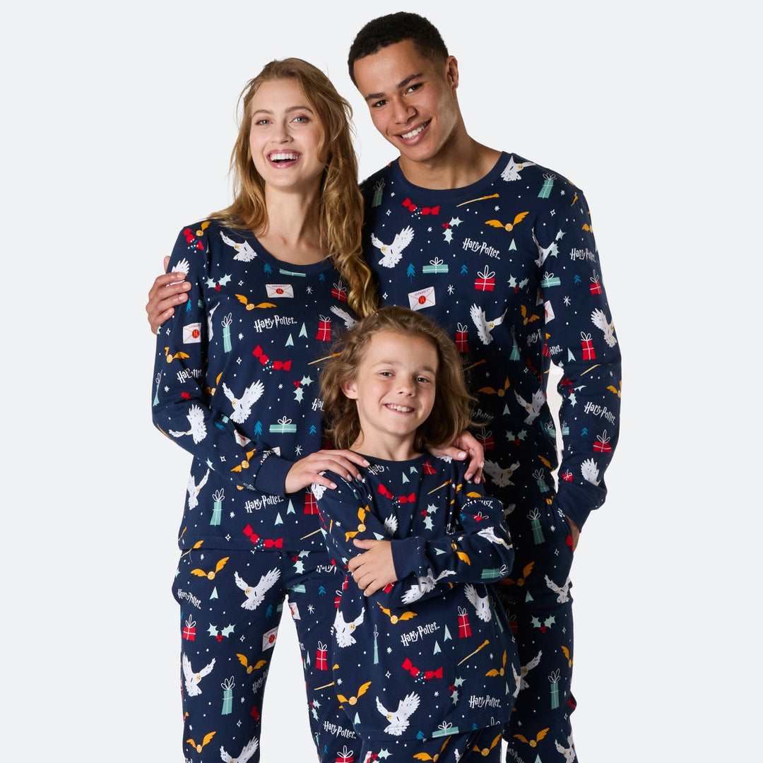 Blauwe Harry Potter Pyjama's Gezin