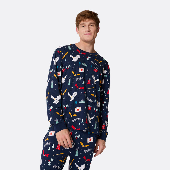 Blauwe Harry Potter Pyjama Heren