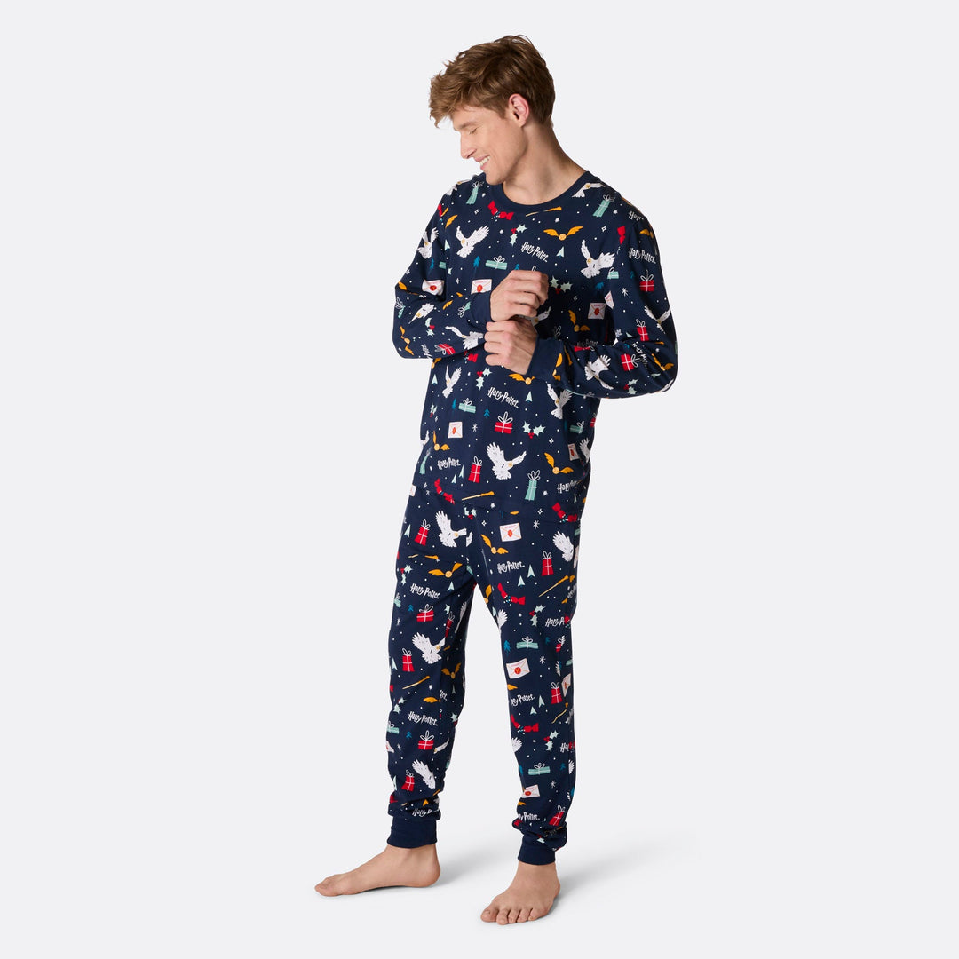 Blauwe Harry Potter Pyjama Heren