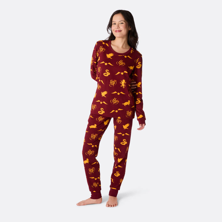 Rode Harry Potter Pyjama Dames