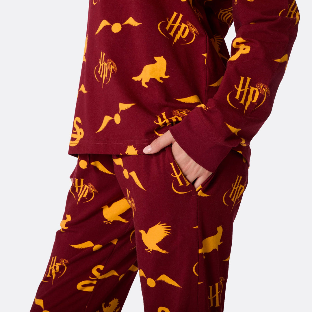 Rode Harry Potter Pyjama Dames