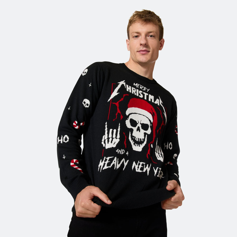 Heavy New Year Kersttrui Heren