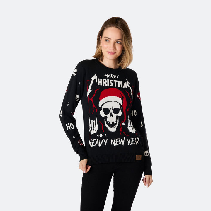 Heavy New Year Kersttrui Dames