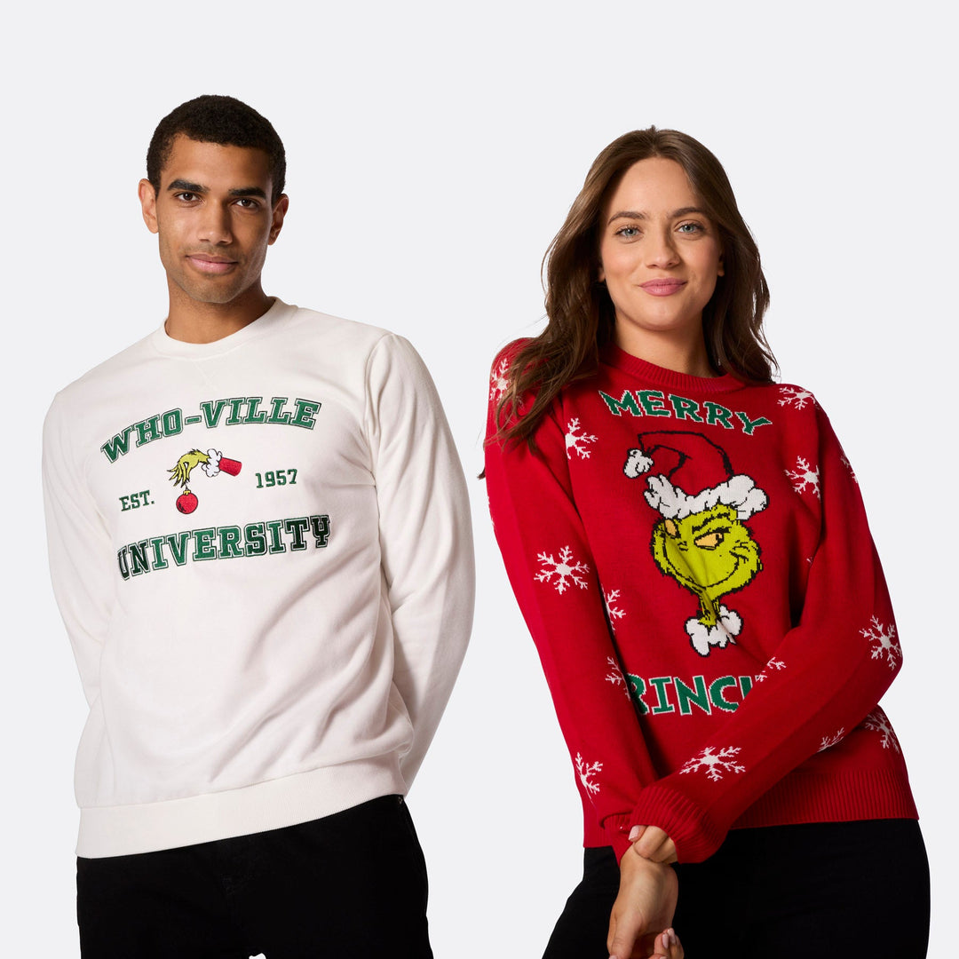 Humorous Is It Me Am I The Drama Grinch Christmas Sweatshirt, White / 4XL from BluChi Humorous Is It Me Am I The Drama Grinch Christmas Sweatshirt, White / 4XL from BluChi
