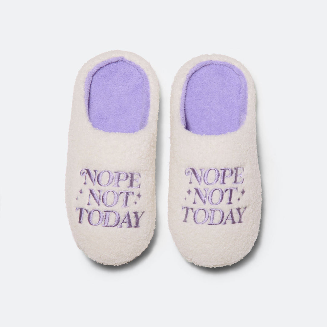 Nope Not Today Pantoffels