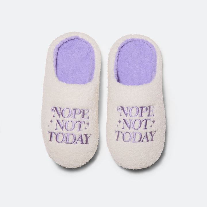 Nope Not Today Pantoffels