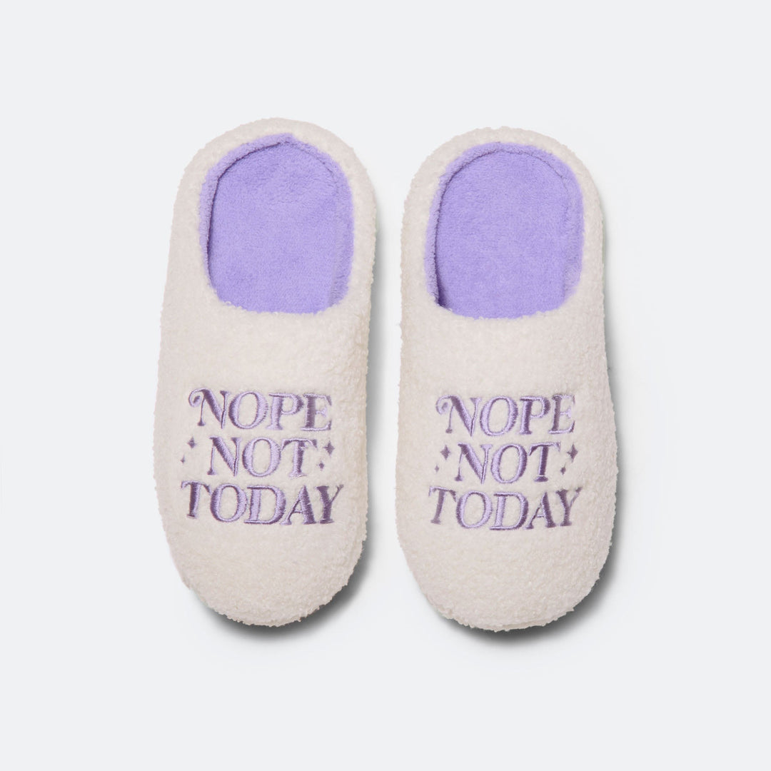 Nope Not Today Pantoffels