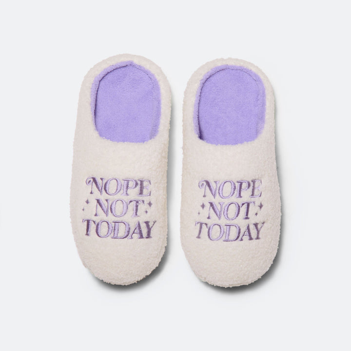 Nope Not Today Pantoffels