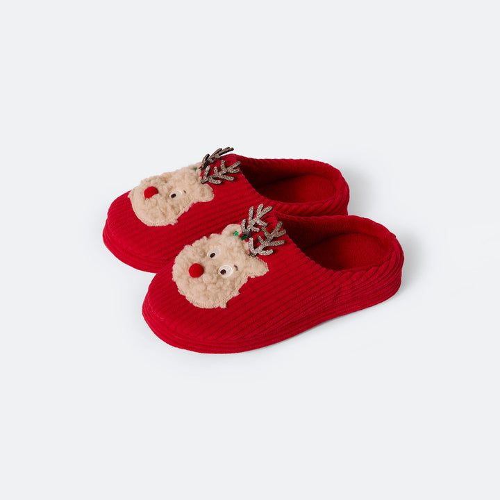 Rendier Kerstpantoffels