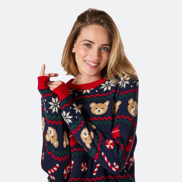Teddybeer Kersttrui Dames