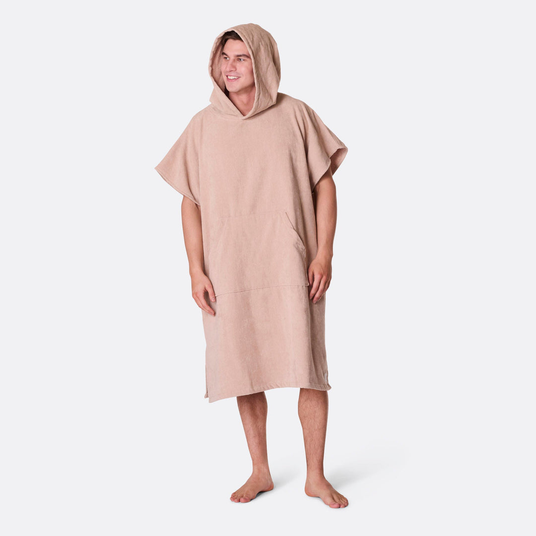 Beige Surf Poncho