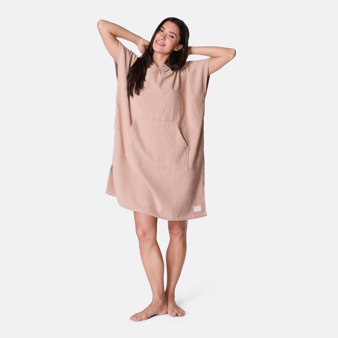 Beige Surf Poncho