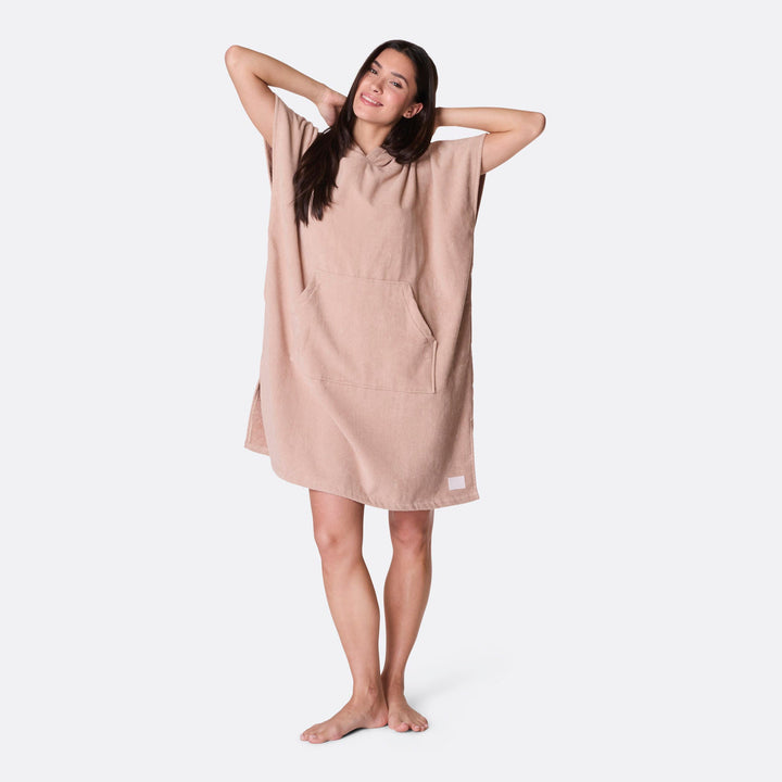 Beige Surf Poncho