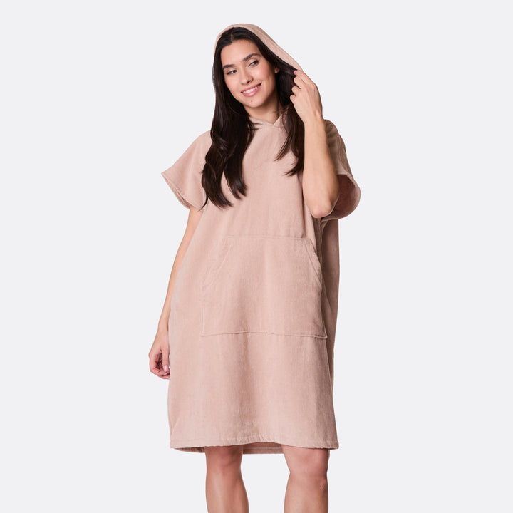Beige Surf Poncho
