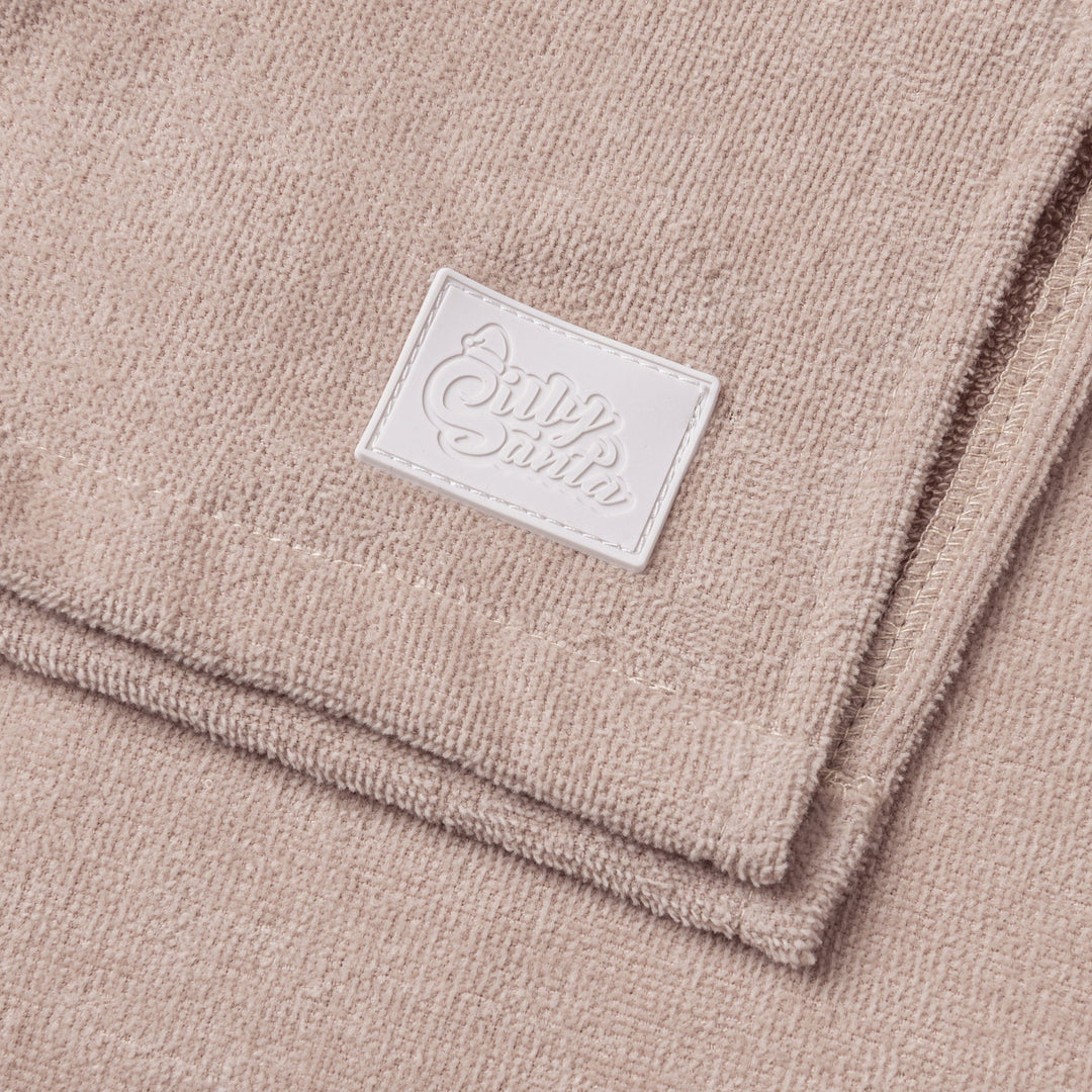 Beige Surf Poncho voor Kinderen