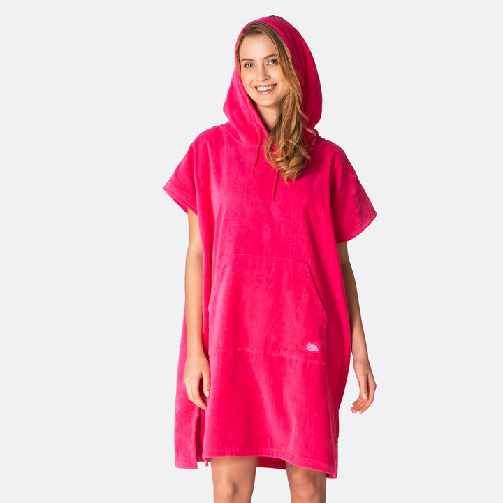 Hot Pink Surf Poncho