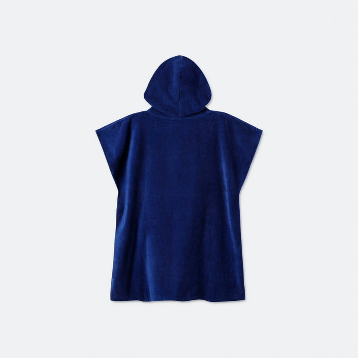 Navy Blauw Surf Poncho Voor Kinderen