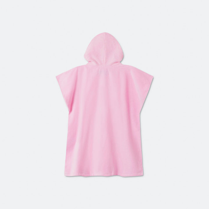 Bubblegum Roze Surf Poncho Voor Kinderen