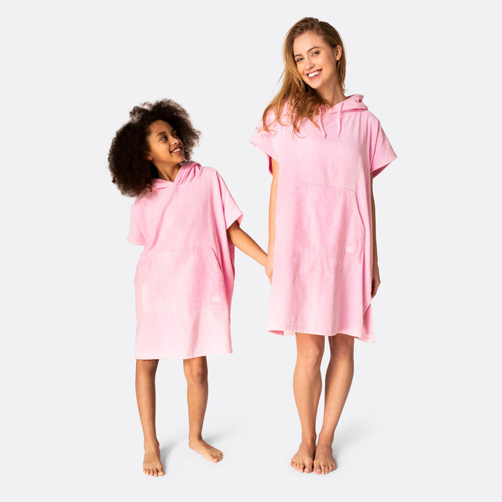 Bubblegum Roze Surf Poncho