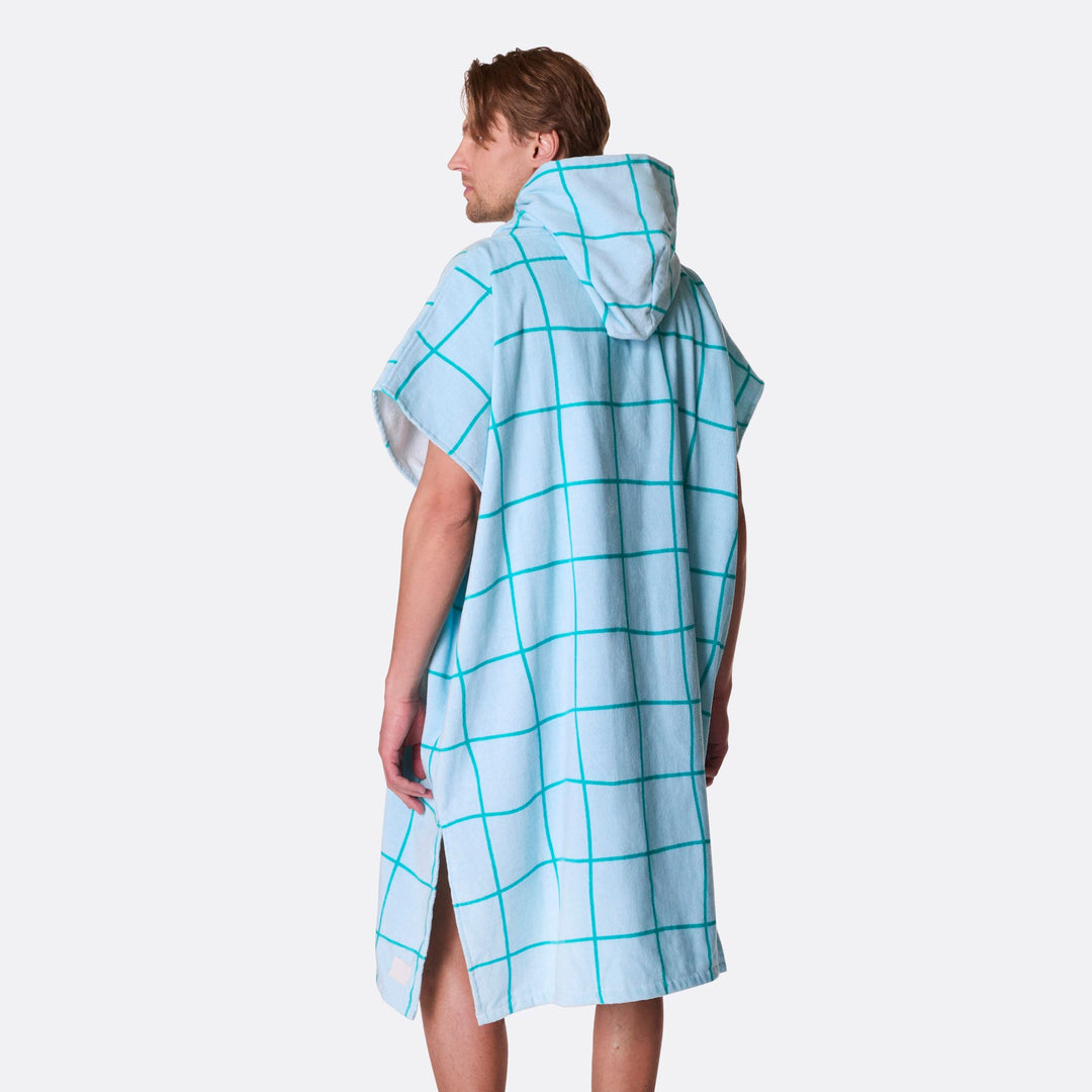 Blauwe Zwembad Surf Poncho