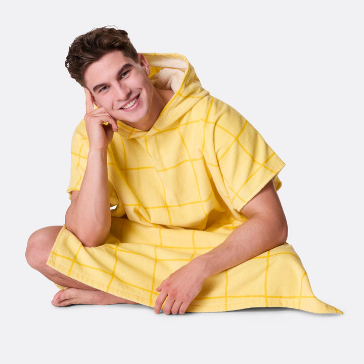 Gele Zwembad Surf Poncho