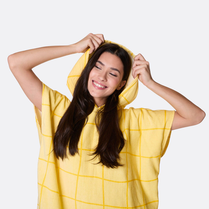 Gele Zwembad Surf Poncho
