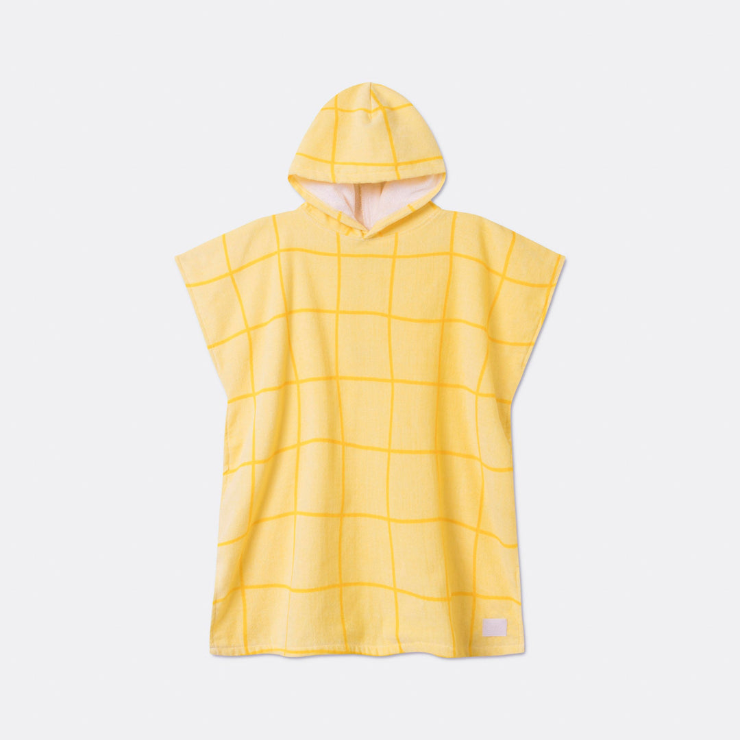 Gele Zwembad Surf Poncho voor Kinderen