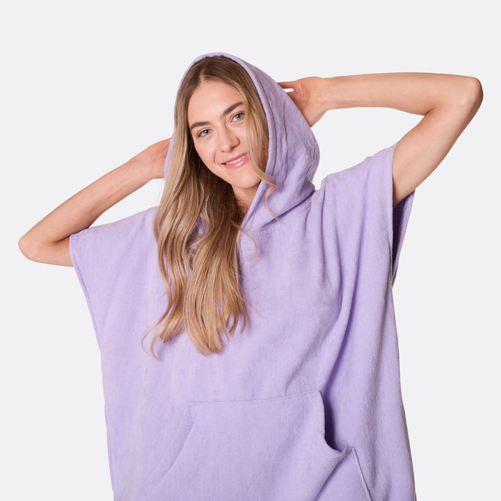 Paars Surf Poncho