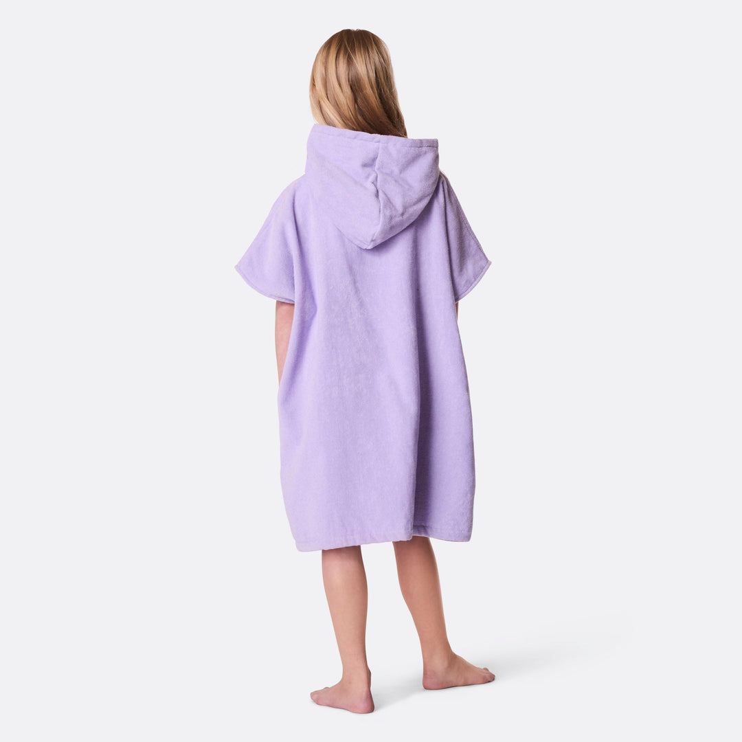 Paars Surf Poncho voor Kinderen