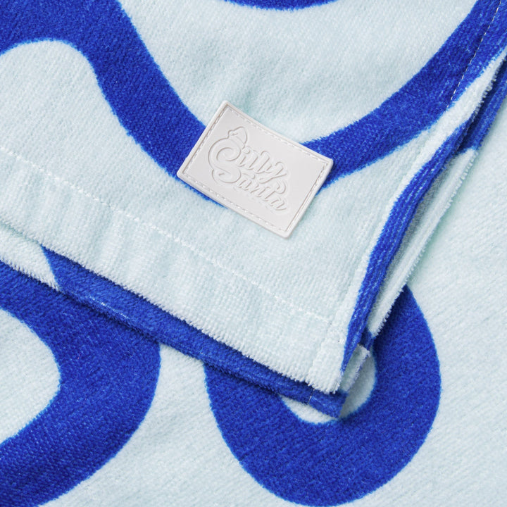 Blauwe Golven Surf Poncho