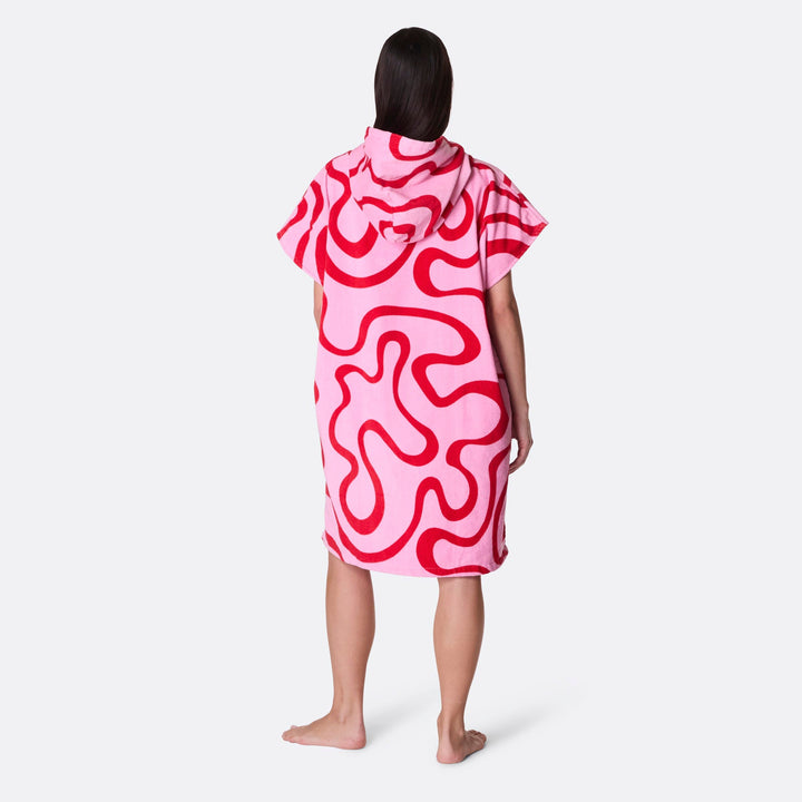 Roze Golven Surf Poncho