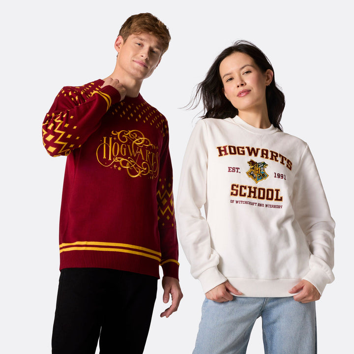 Hogwarts School Sweatshirt Heren