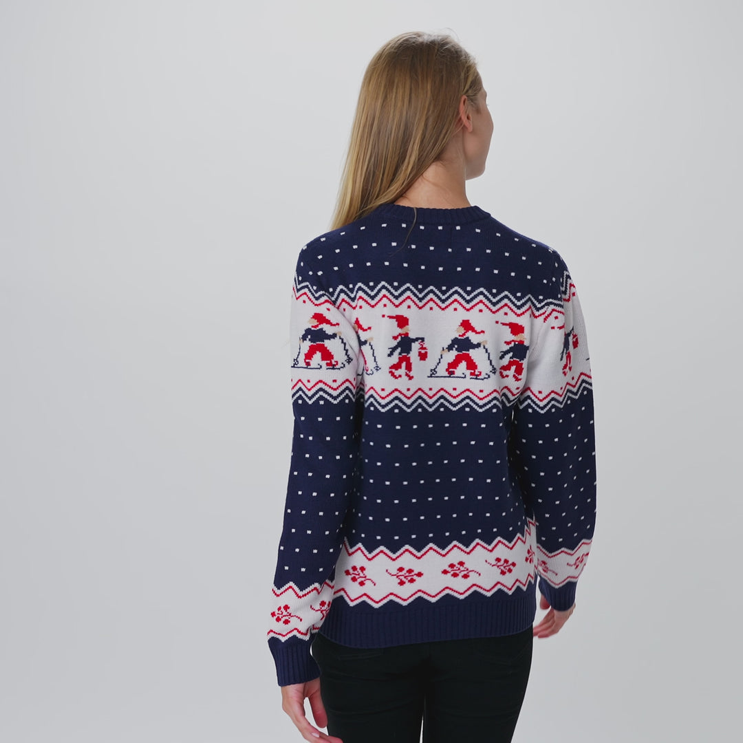 Kerstlandschap Kersttrui Dames